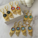 Hand eye earrings