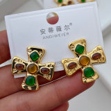 Cross earrings