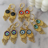 Hand eye earrings