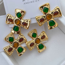 Cross earrings