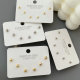Metal ball set earrings