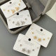 Set flower earrings