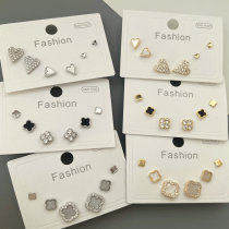 Set clover earrings