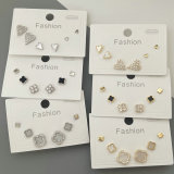 Set clover earrings
