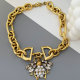 Vintage Bee Necklace