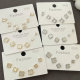 Set clover earrings