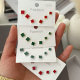 Set clover earrings