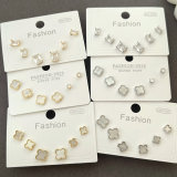 Set clover earrings