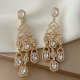 Pave zircon party earrings