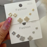 Set clover earrings