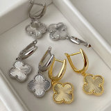 Clover charm earrings