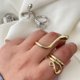 Metal snake ring