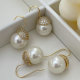 Pearl drop earrings