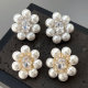 Pearl flower earrings