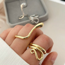 Metal snake ring