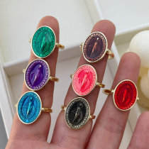 Enamel vigin ring