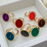 Enamel vigin ring