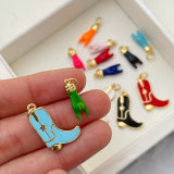Enamel hand charm