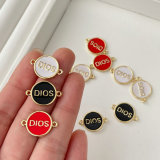 Enamel dios charm