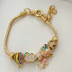 Pandora rainbow pendant bracelet