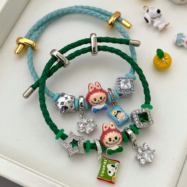 Labubu Pandora pendant bracelet
