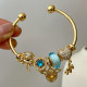 Pandora bear pendant bracelet