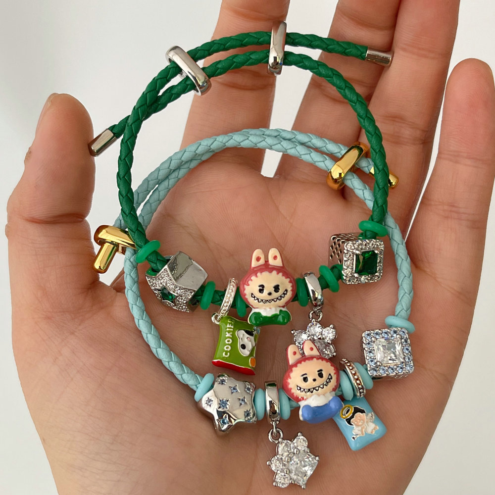 Labubu Pandora pendant bracelet