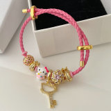 Pandora cat pendant bracelet