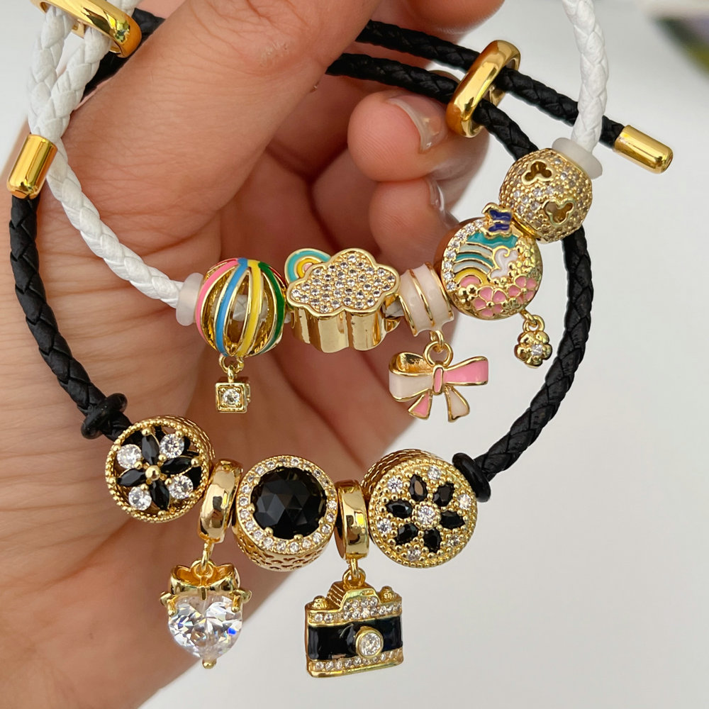 Pandora rainbow pendant bracelet