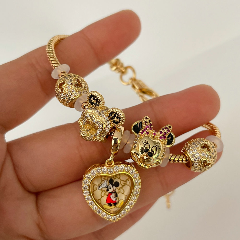 Pandora Mickey pendant bracelet