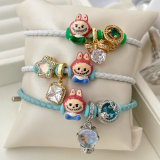 Labubu Pandora pendant bracelet