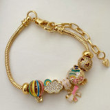 Pandora rainbow pendant bracelet