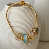 Pandora round pendant bracelet