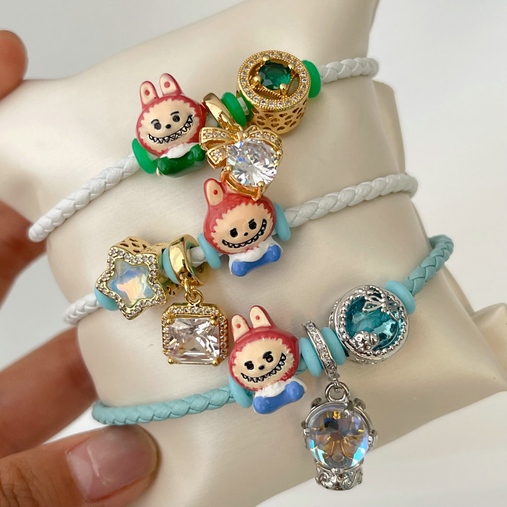 Labubu Pandora pendant bracelet