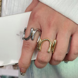Metal fashion ring