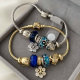 Pandora blue pendant bracelet