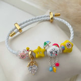 Pandora white pendant bracelet
