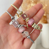 Pandora bear pendant bracelet