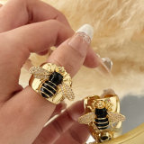 Pave bee ring