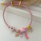 Pandora pink hello kitty pendant bracelet