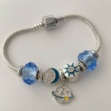 Pandora blue pendant bracelet