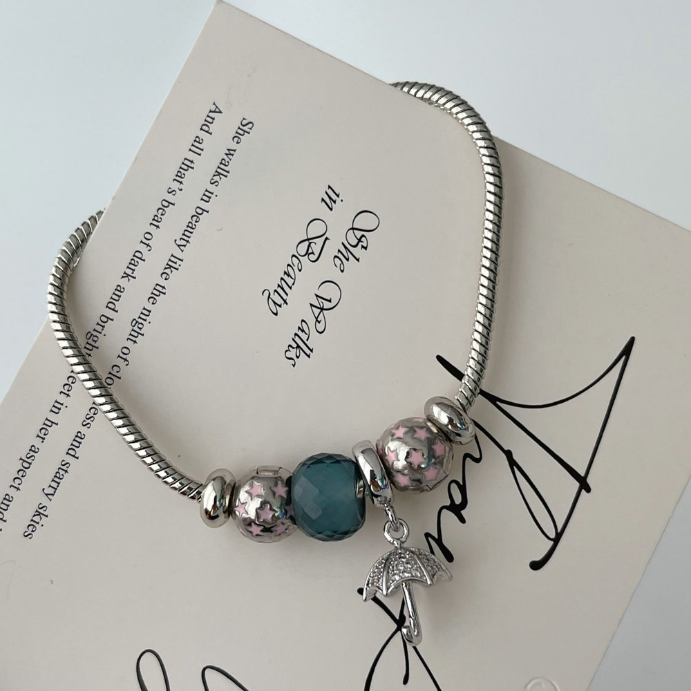 Pandora umbrella pendant bracelet