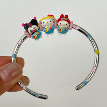 Pandora enamel hello kitty pendant bracelet