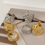 Pave zircon cross ring