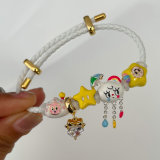 Pandora white pendant bracelet