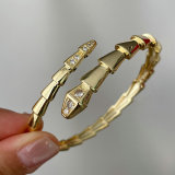 Pave snake bangle