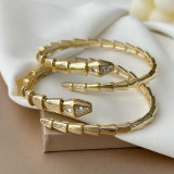 Pave snake bangle