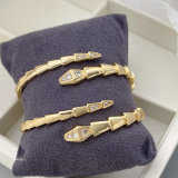 Pave snake bangle