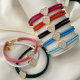 Leather heart bracelet