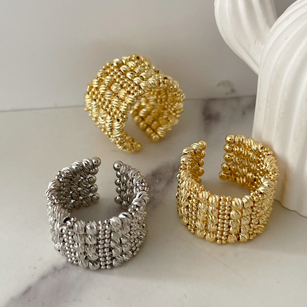 Handmade bead ring